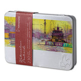 Watercolour Postcards in Metal Box