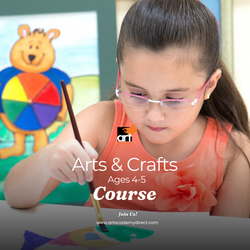 Children's Art & Crafts Course (Ages 4 to 5)