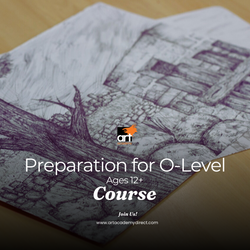 Preparation for O-Level (Ages 12+) Summer 2024