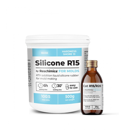 R15 Silicone Rubber - Soft/Fast Moulds