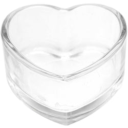 Candle Glass Heart 7.7x7.7x3.8cm