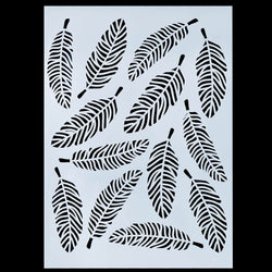 A4 Plastic Leaf Stencil