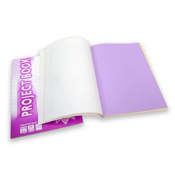 A4 Project Book (Lined + Coloured Pages) - Art Academy Direct malta
