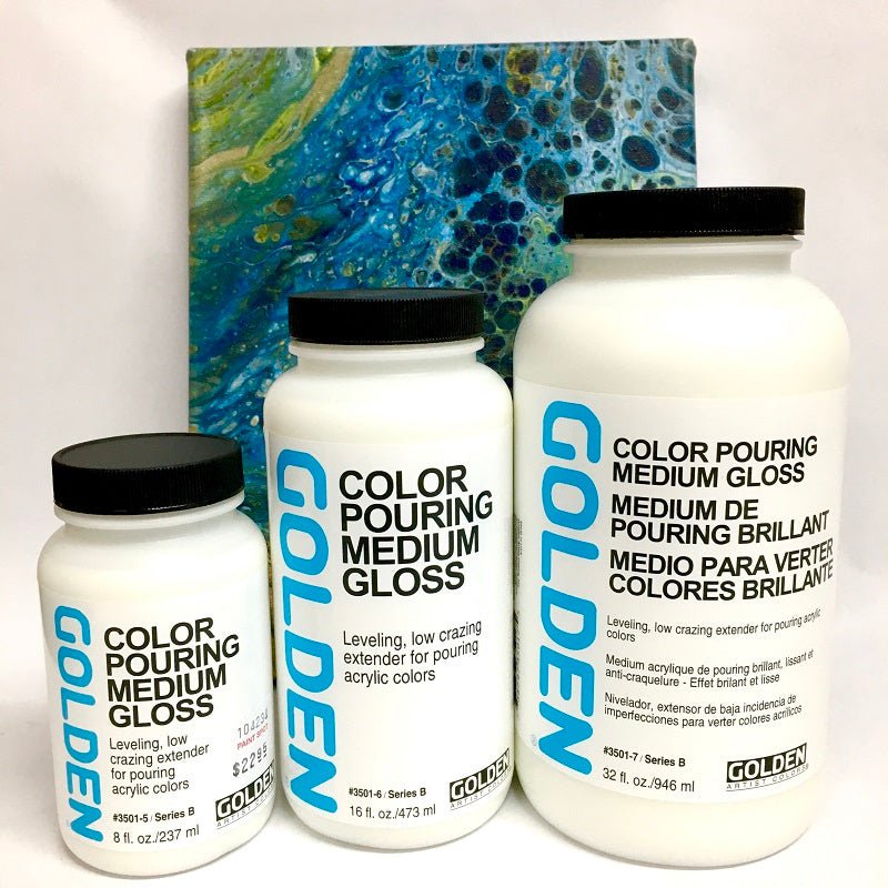 Gloss Pouring Effects Medium 32-Ounce for Acrylic Pouring Paint