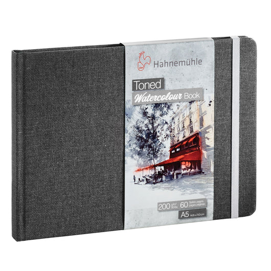 Hahnemuhle Toned Watercolour Book 200gsm (Grey) - Art Academy Direct malta