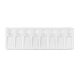 Long Plastic Palette with Wells