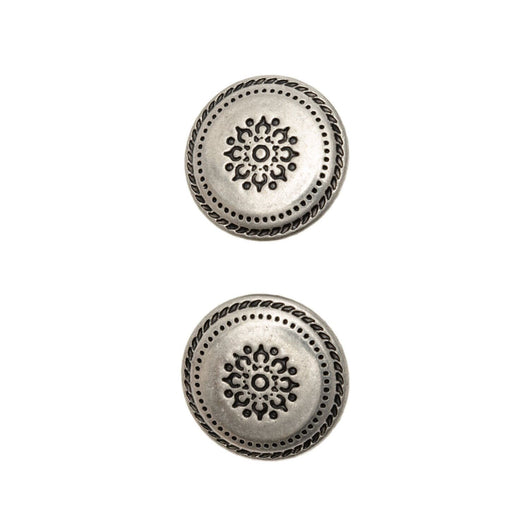 Metal Ornamental Buttons 2cm (Set of 2)