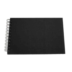 A4 Hardbound Spiral Cartidge Book, 220gsm (Landscape)