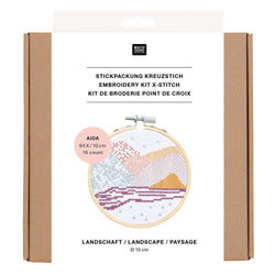 Embroidery kit mini kit landscape picture