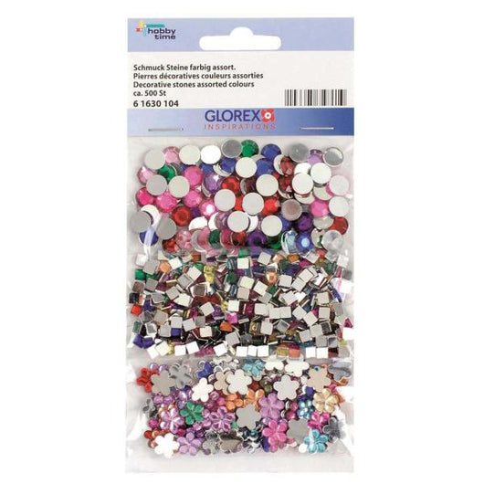 Decorative Stones Mixed Set, 500 pieces