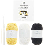 Ricorumi Crochet Set Baby Booties Bee