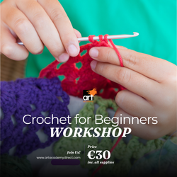 Crochet Workshop for Complete Beginners (Adults)