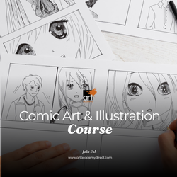 Comic Art & Illustration Course (Ages 11 to 17)