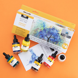 Acrylic Ink Set of 6 - Primary Colours