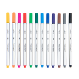 Fineliner Artist Pens - 12 Colours