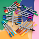 Dual-Tip Artist Markers (Microbrush + Fine Liner Tip)