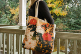 Canvas Bag, Rinpa Florals, Natsu