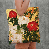 Canvas Bag, Rinpa Florals, Natsu