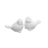 Bisque Tweety Twins Birds H 8 cm (Set of 2)