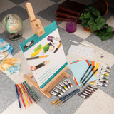 Mixed Media Medium H-Easel Art Set of 52 Pieces