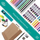 All Media Set w/ Easel Wooden Box 104 piece