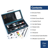 Acrylic Painting Set 25 piece