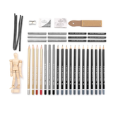 Sketching Artists' Case, 40 pieces