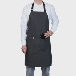 Black Apron with Pockets