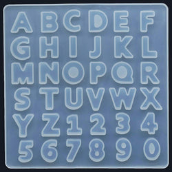 Silicone Alphabet & Number Mould (Small)