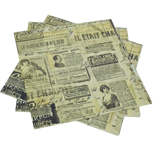 Decoupage Paper Vintage News Paper