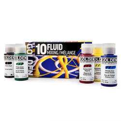 Golden: Fluid Acrylic Paint Mixing Set of 10