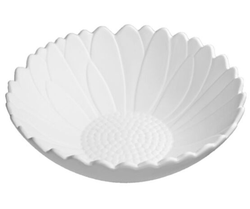 Bisque Large Sunflower Bowl