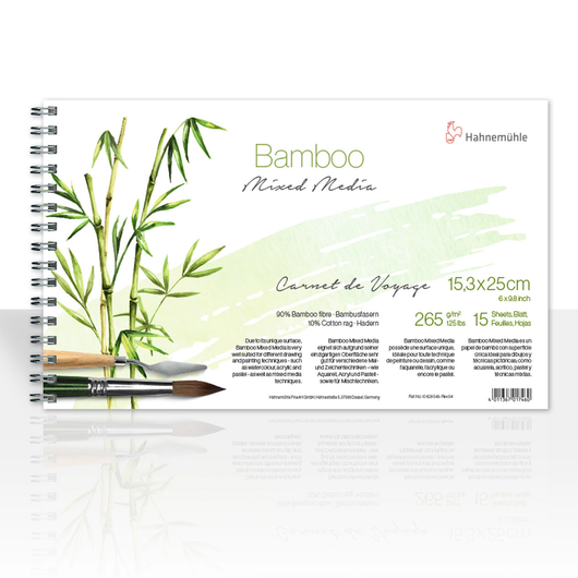 Bamboo 'Carnet de Voyage', Mixed Media