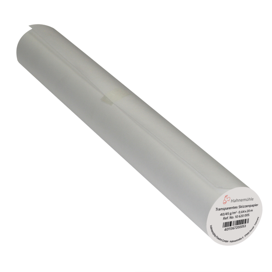 Transparent Paper Roll, 0.64 x 20m, 40/45gsm