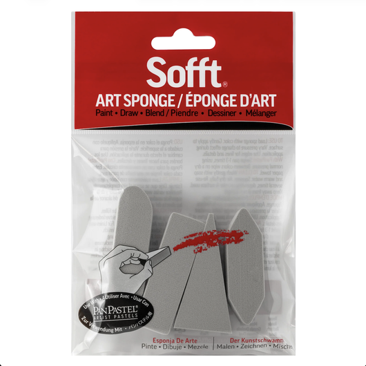 PanPastel 4 - Sponge Bars (Mixed - 1 of each shape) Set