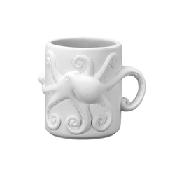 Bisque Octopus Mug
