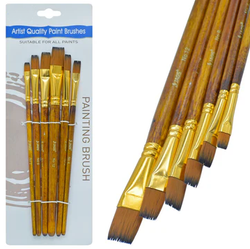 Painting Brush Set x 6 pieces