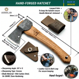 Compact Wood Hatchet for All Tasks and Purposes