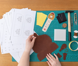 Leather Crafting Kit, Glasses Case