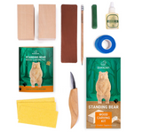 Wood Carving Kit, Standing Bear