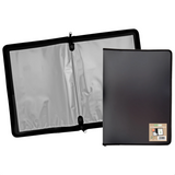 Eco-friendly Zipped Display Book/Black