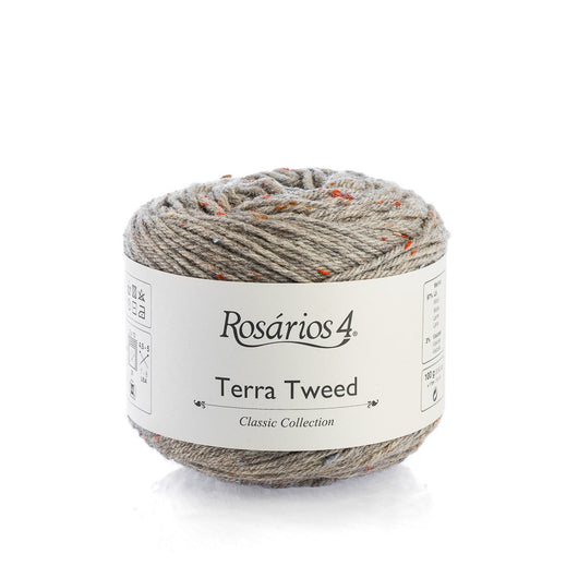 TERRA TWEED Yarn: 97% Merino Wool, 3% Viscose, Worsted Aran