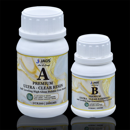 Ultra Clear Resin Set (Bubble-Free, UV Resistant)