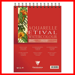 A3 Etival Spiral Bound Watercolour Pad 300gsm