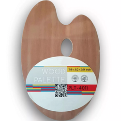 Round wooden Palette