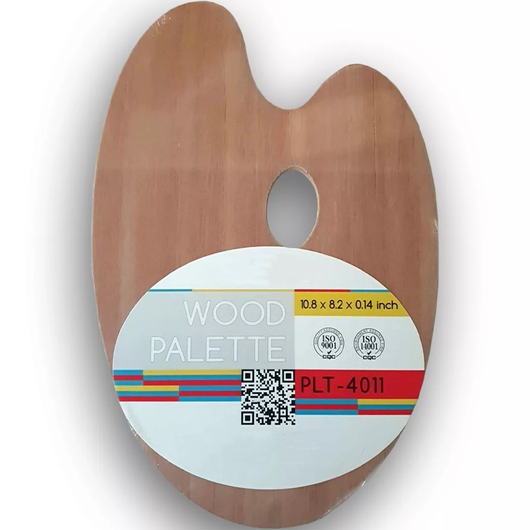 Round wooden Palette