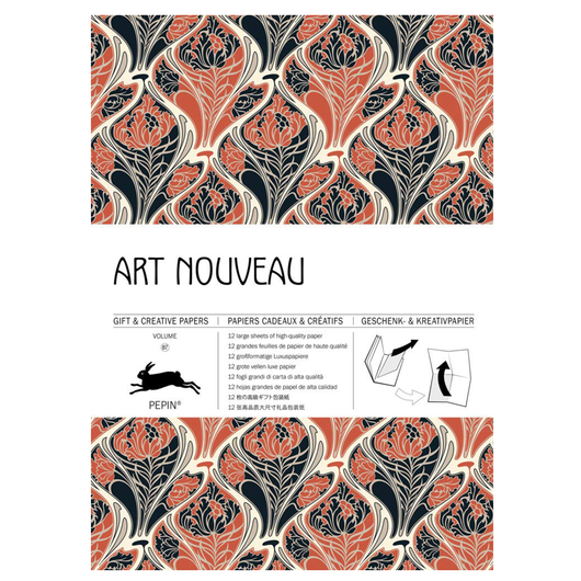 PEPIN Gift & Creative Paper: Art Nouveau (Vol. 87)
