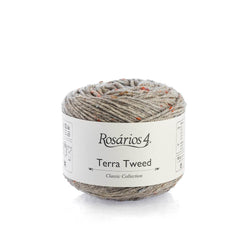 TERRA TWEED Yarn: 97% Merino Wool, 3% Viscose, Worsted Aran