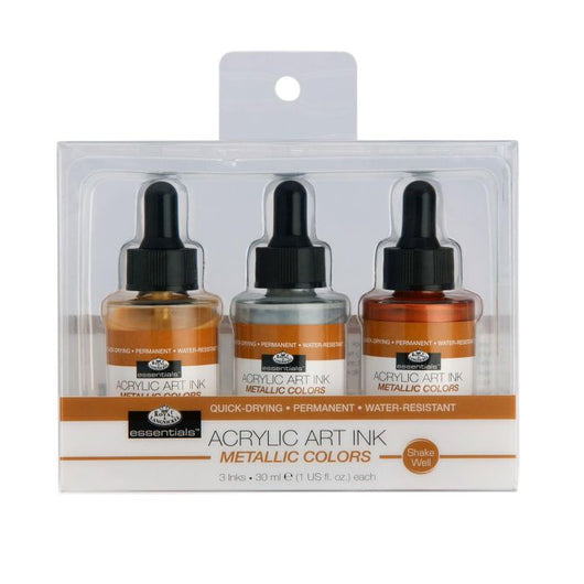 Artist Ink Set of 3 - Metallic Colours