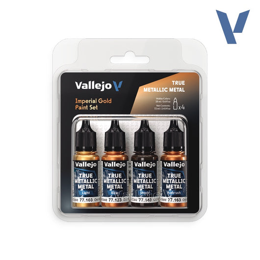 Vallejo: True Metallic Metal, Imperial Gold Set
